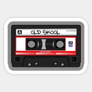 Old Skool Tape. Sticker